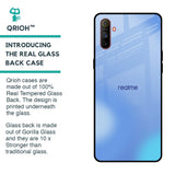 Vibrant Blue Texture Glass Case for Realme C3