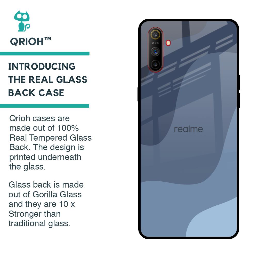 Navy Blue Ombre Glass Case for Realme C3