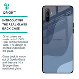 Navy Blue Ombre Glass Case for Realme C3