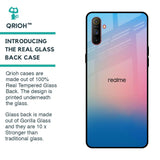 Blue & Pink Ombre Glass case for Realme C3