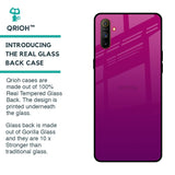 Magenta Gradient Glass Case For Realme C3