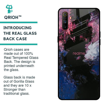 Smudge Brush Glass case for Realme C3