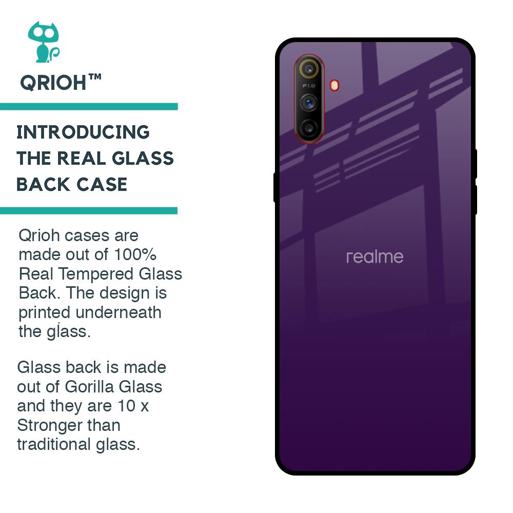 Dark Purple Glass Case for Realme C3