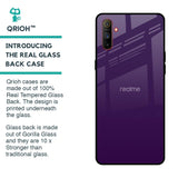 Dark Purple Glass Case for Realme C3