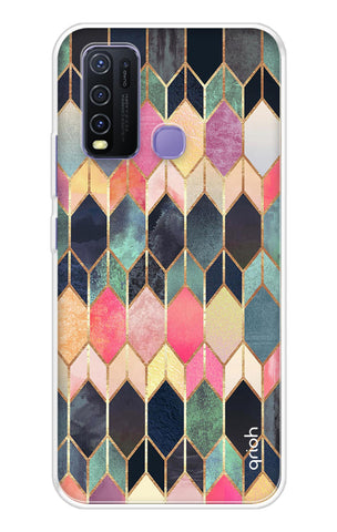 Shimmery Pattern Vivo Y50 Back Cover