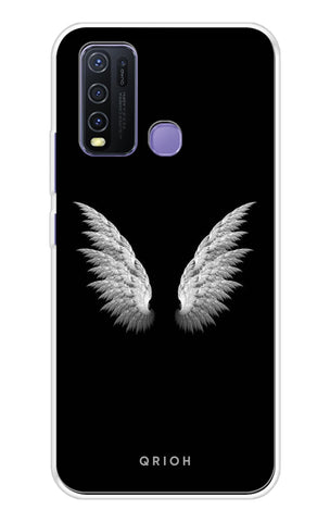 White Angel Wings Vivo Y50 Back Cover