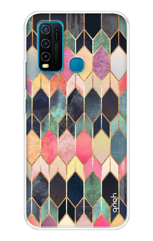 Shimmery Pattern Vivo Y30 Back Cover