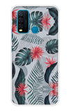 Retro Floral Leaf Vivo Y30 Back Cover