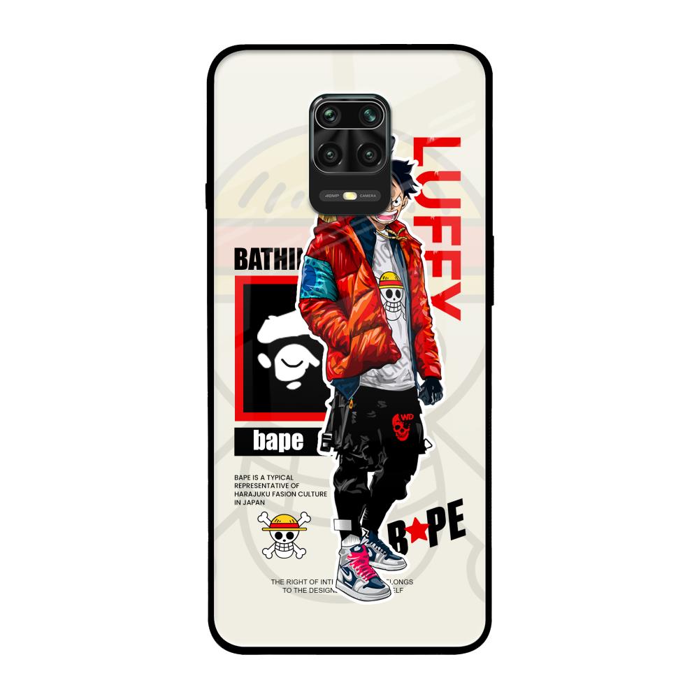 Bape Luffy Poco M2 Pro Glass Back Cover Online