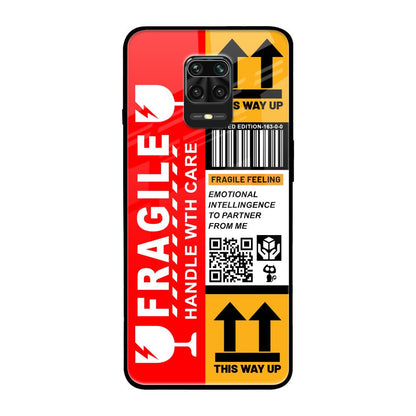 Handle With Care Poco M2 Pro Glass Back Cover Online