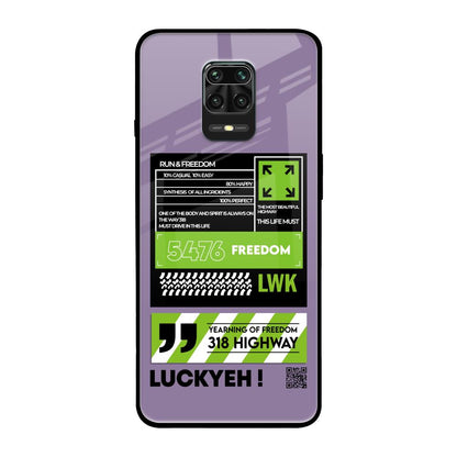 Run & Freedom Poco M2 Pro Glass Back Cover Online