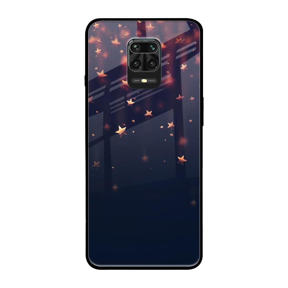 Falling Stars Poco M2 Pro Glass Back Cover Online