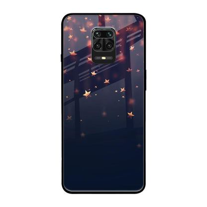 Falling Stars Poco M2 Pro Glass Back Cover Online