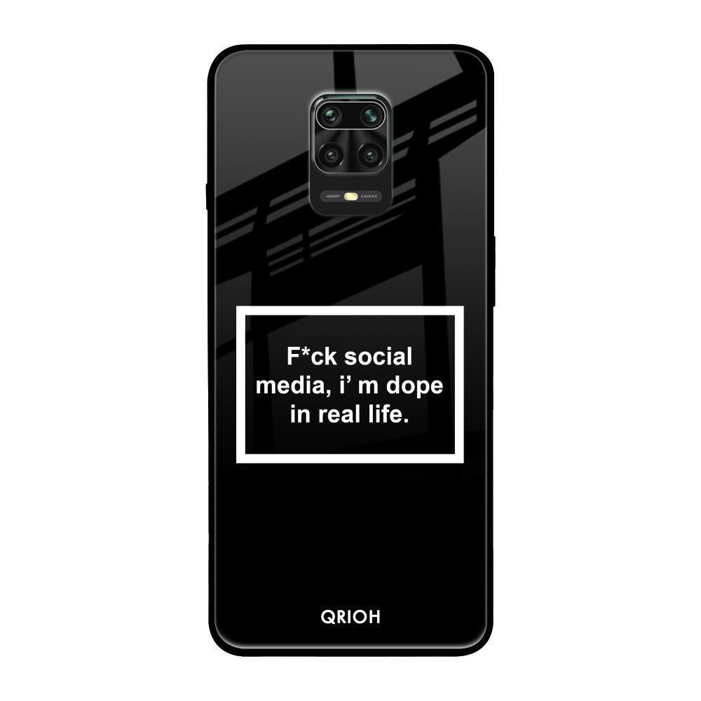 Dope In Life Poco M2 Pro Glass Back Cover Online