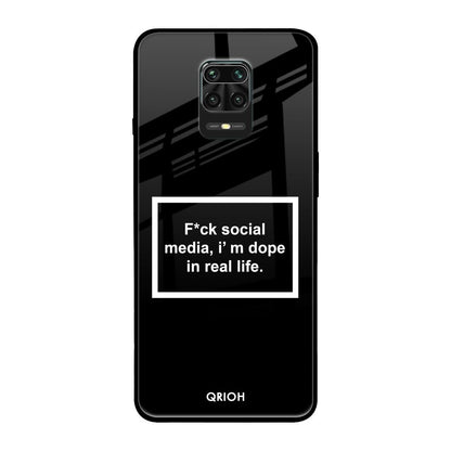 Dope In Life Poco M2 Pro Glass Back Cover Online