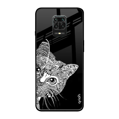 Kitten Mandala Poco M2 Pro Glass Back Cover Online