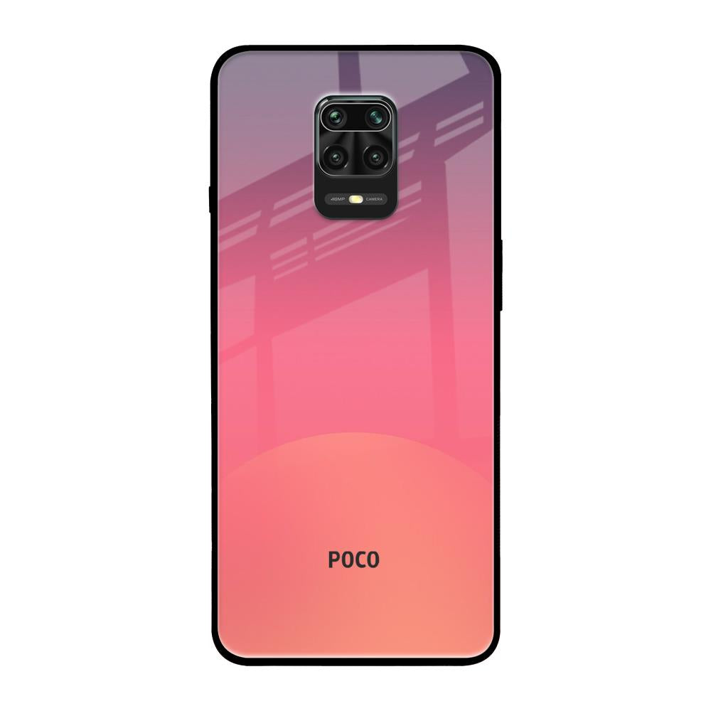 Sunset Orange Poco M2 Pro Glass Cases & Covers Online