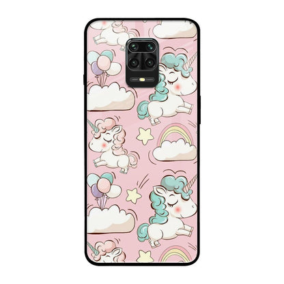 Balloon Unicorn Poco M2 Pro Glass Cases & Covers Online