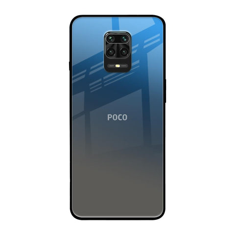 Blue Grey Ombre Poco M2 Pro Glass Back Cover Online