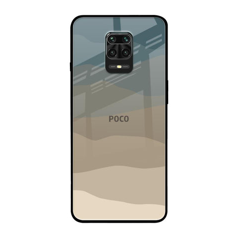 Abstract Mountain Pattern Poco M2 Pro Glass Back Cover Online