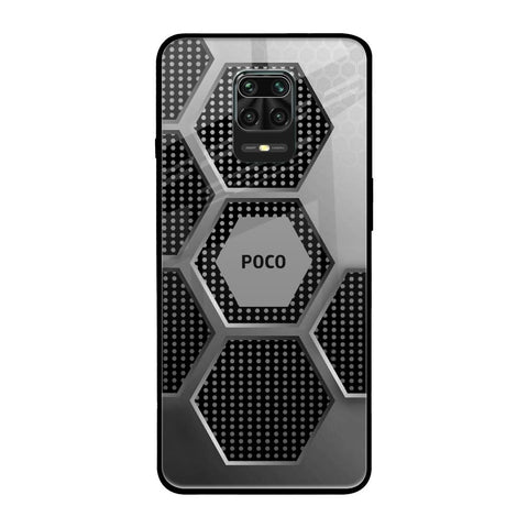Hexagon Style Poco M2 Pro Glass Back Cover Online