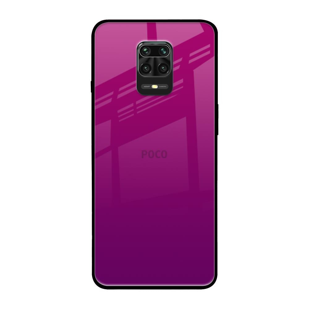 Magenta Gradient Poco M2 Pro Glass Back Cover Online