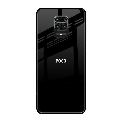 Jet Black Poco M2 Pro Glass Back Cover Online