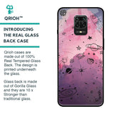 Space Doodles Glass Case for Poco M2 Pro