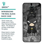 Cartoon Art Glass Case for Poco M2 Pro