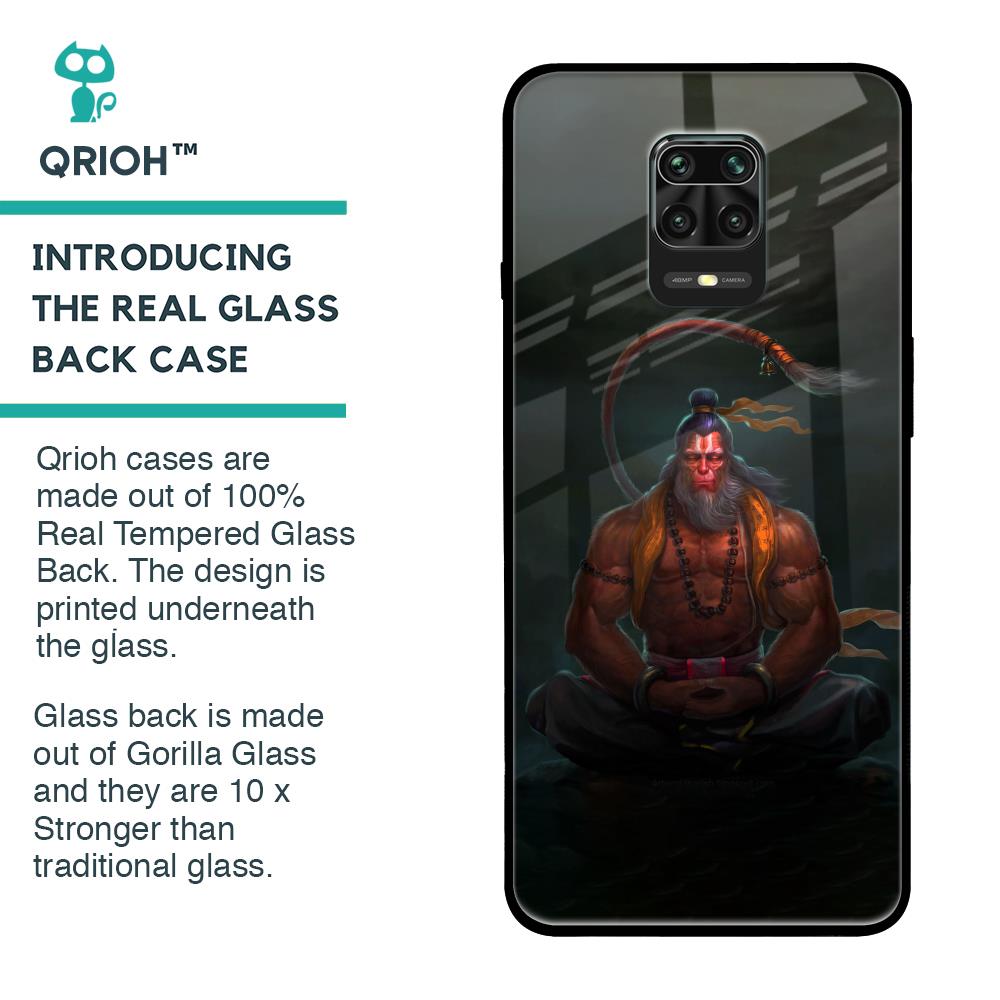 Lord Hanuman Animated Glass Case for Poco M2 Pro