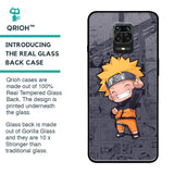 Orange Chubby Glass Case for Poco M2 Pro