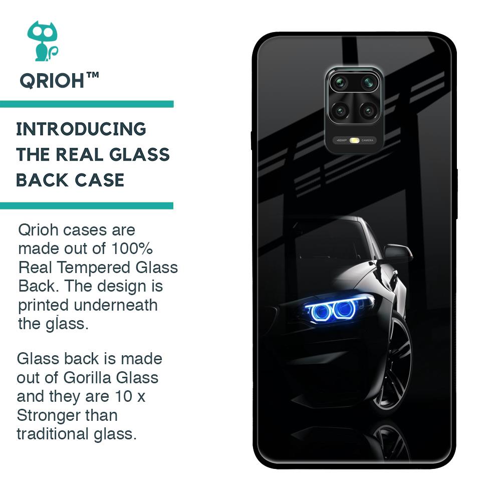 Car In Dark Glass Case for Poco M2 Pro