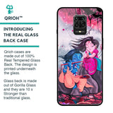 Radha Krishna Art Glass Case for Poco M2 Pro