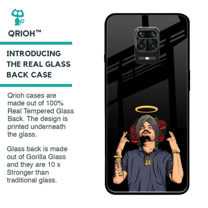 Punjabi Singer Poster Glass Case for Poco M2 Pro