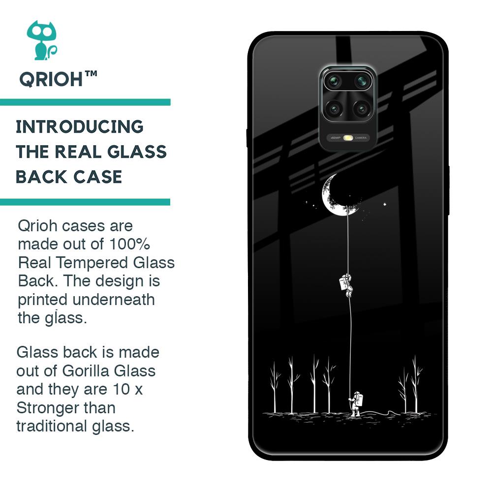 Catch the Moon Glass Case for Poco M2 Pro
