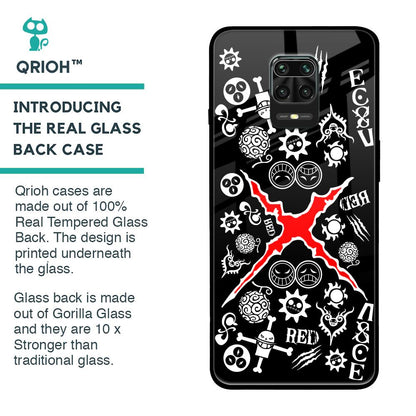 Red Zone Glass Case for Poco M2 Pro