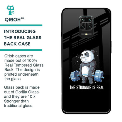 Real Struggle Glass Case for Poco M2 Pro
