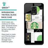 Coffee Latte Glass Case for Poco M2 Pro