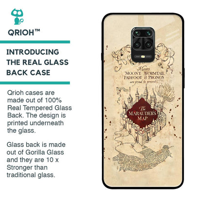 Magical Map Glass Case for Poco M2 Pro