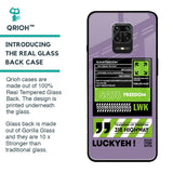 Run & Freedom Glass Case for Poco M2 Pro