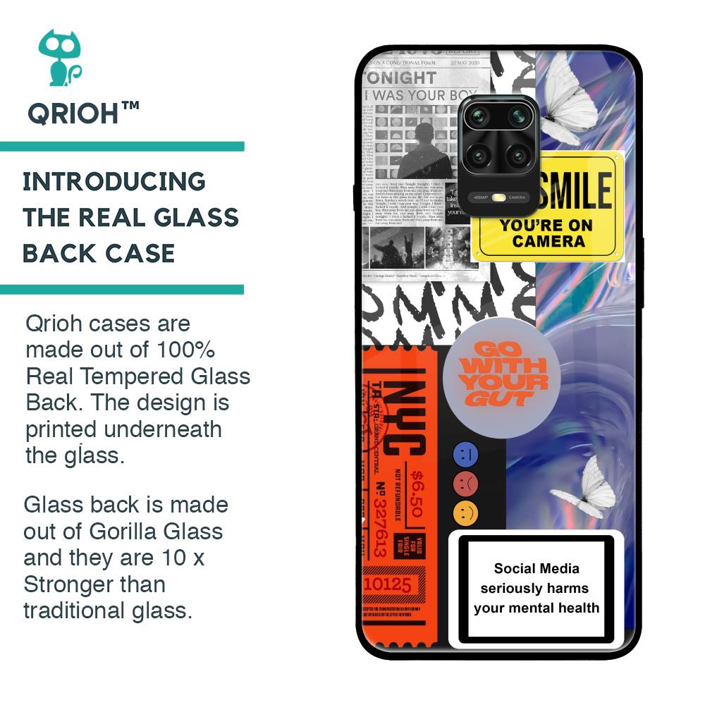 Smile for Camera Glass Case for Poco M2 Pro