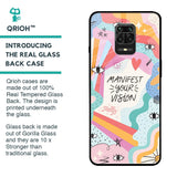 Vision Manifest Glass Case for Poco M2 Pro