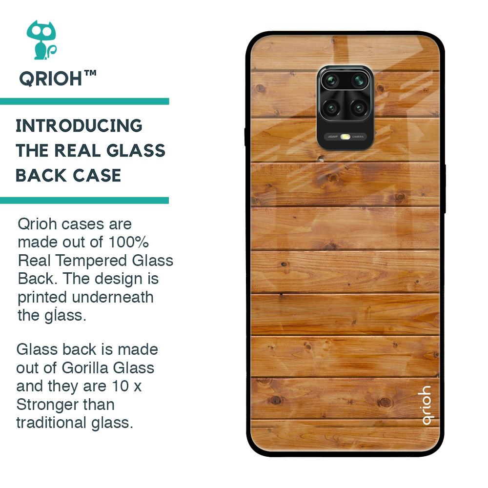 Timberwood Glass Case for Poco M2 Pro