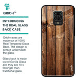 Timber Printed Glass case for Poco M2 Pro