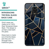 Abstract Tiles Glass case for Poco M2 Pro