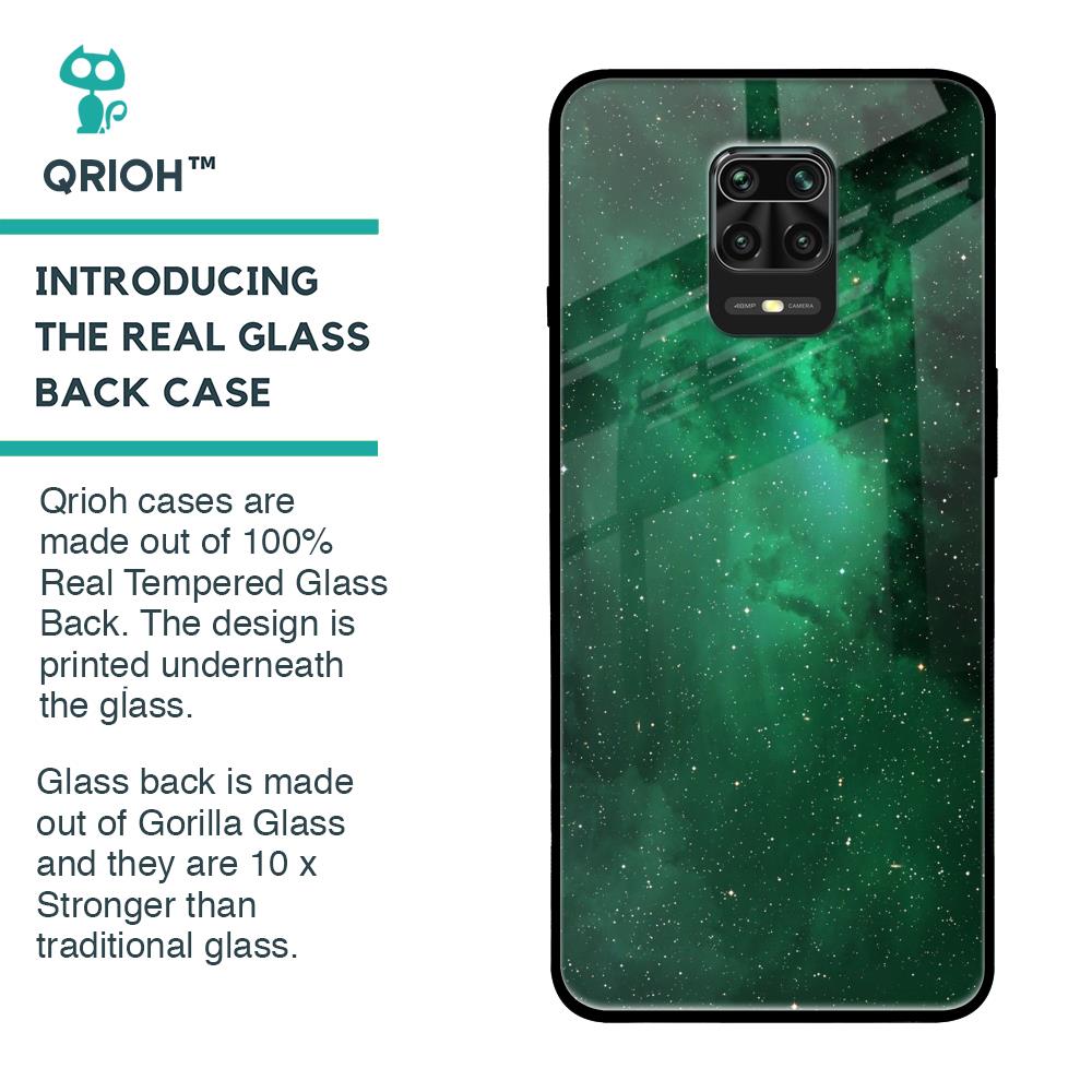 Emerald Firefly Glass Case For Poco M2 Pro