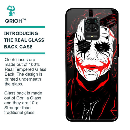 Life In Dark Glass Case For Poco M2 Pro
