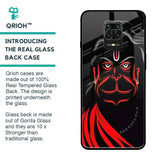Lord Hanuman Glass Case For Poco M2 Pro
