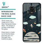 Astronaut Dream Glass Case For Poco M2 Pro