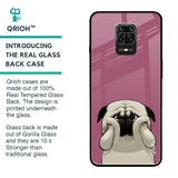 Funny Pug Face Glass Case For Poco M2 Pro